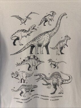 GAP Kids Light blue long sleeved Tee with Black Dino Prints